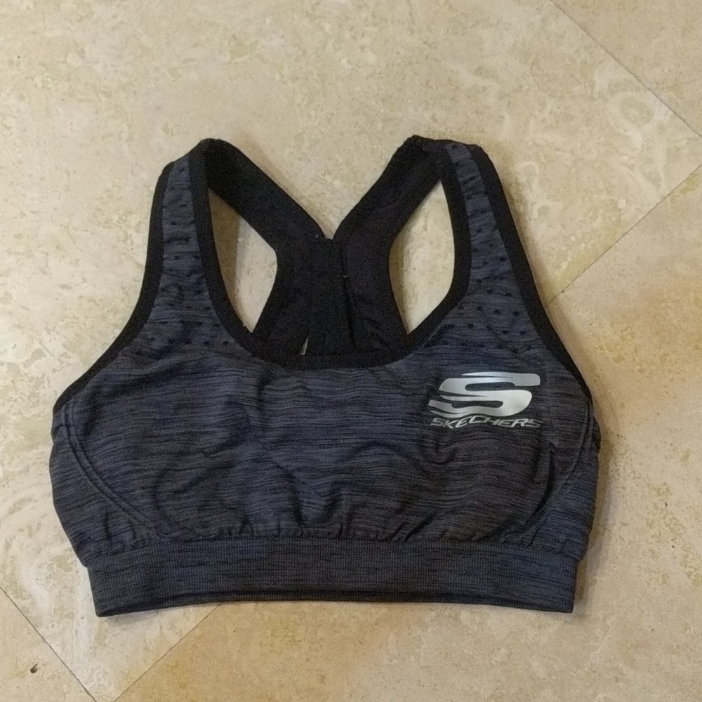 S Gray Sports Bra Sketchers Sport